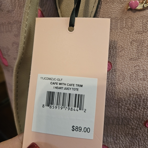 Juicy Couture Pink Heart Tote Bag - Picture 11 of 11